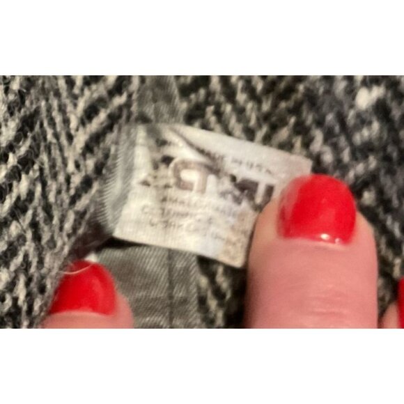 Vtg Harris Tweed Sport Coat Sz 44XXL Black Gray Handwoven 100% Scottish Wool - Picture 9 of 9